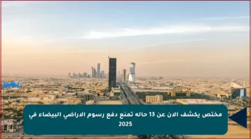 مختص يكشف الآن عن 13 حالة تمنع دفع رسوم الأراضي البيضاء في 2025